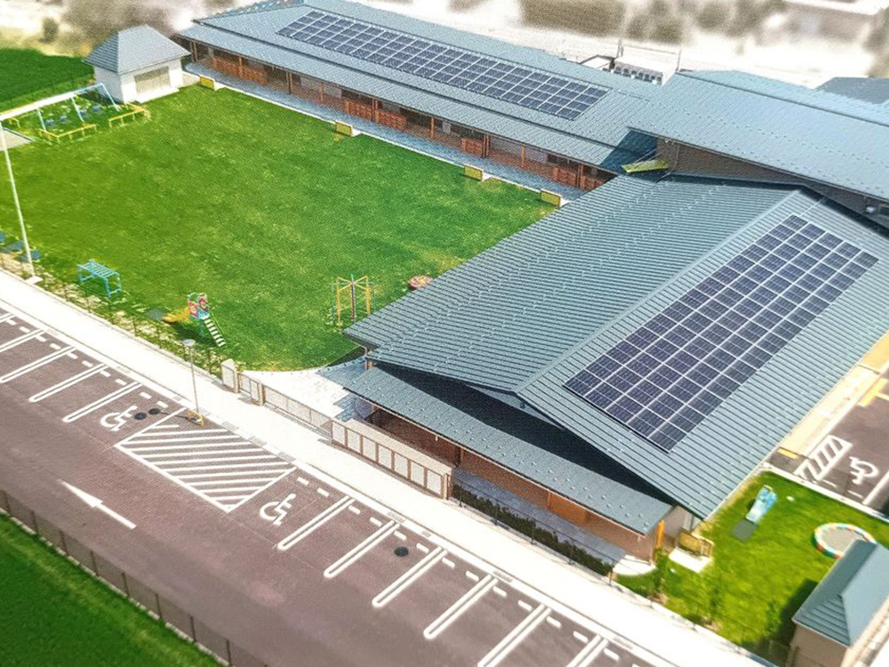 三郷東部認定こども園建設事業 機械設備工事 完了
